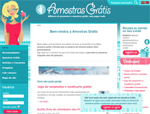Tablet Screenshot of amostrasgratis.com